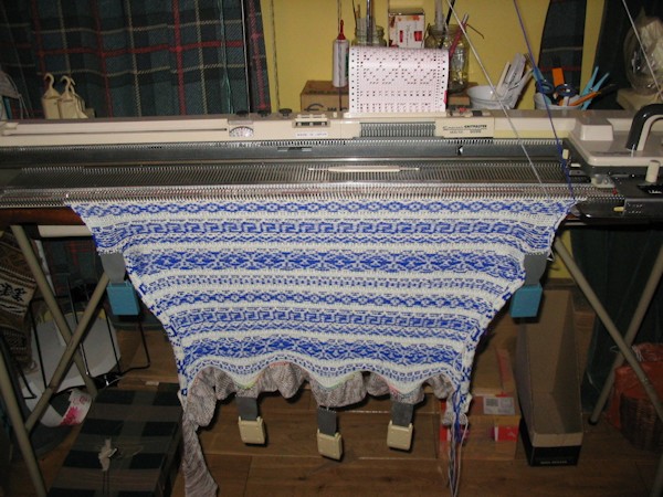 fairisle knitting on a knitmaster mod 700