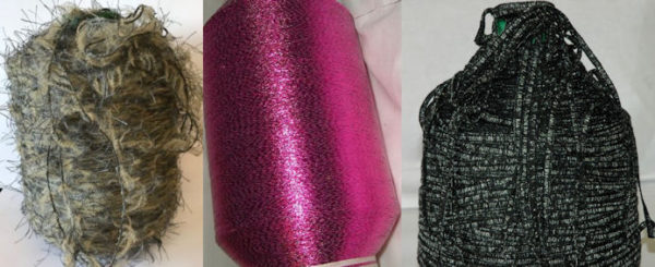 fancy knitting machine yarns
