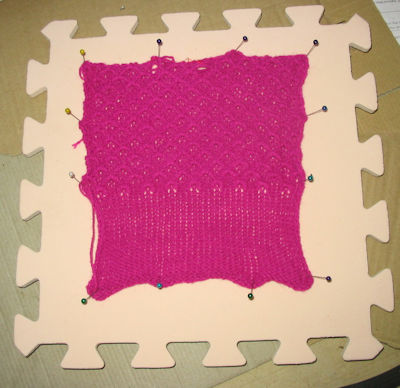 trying a tuck stitch